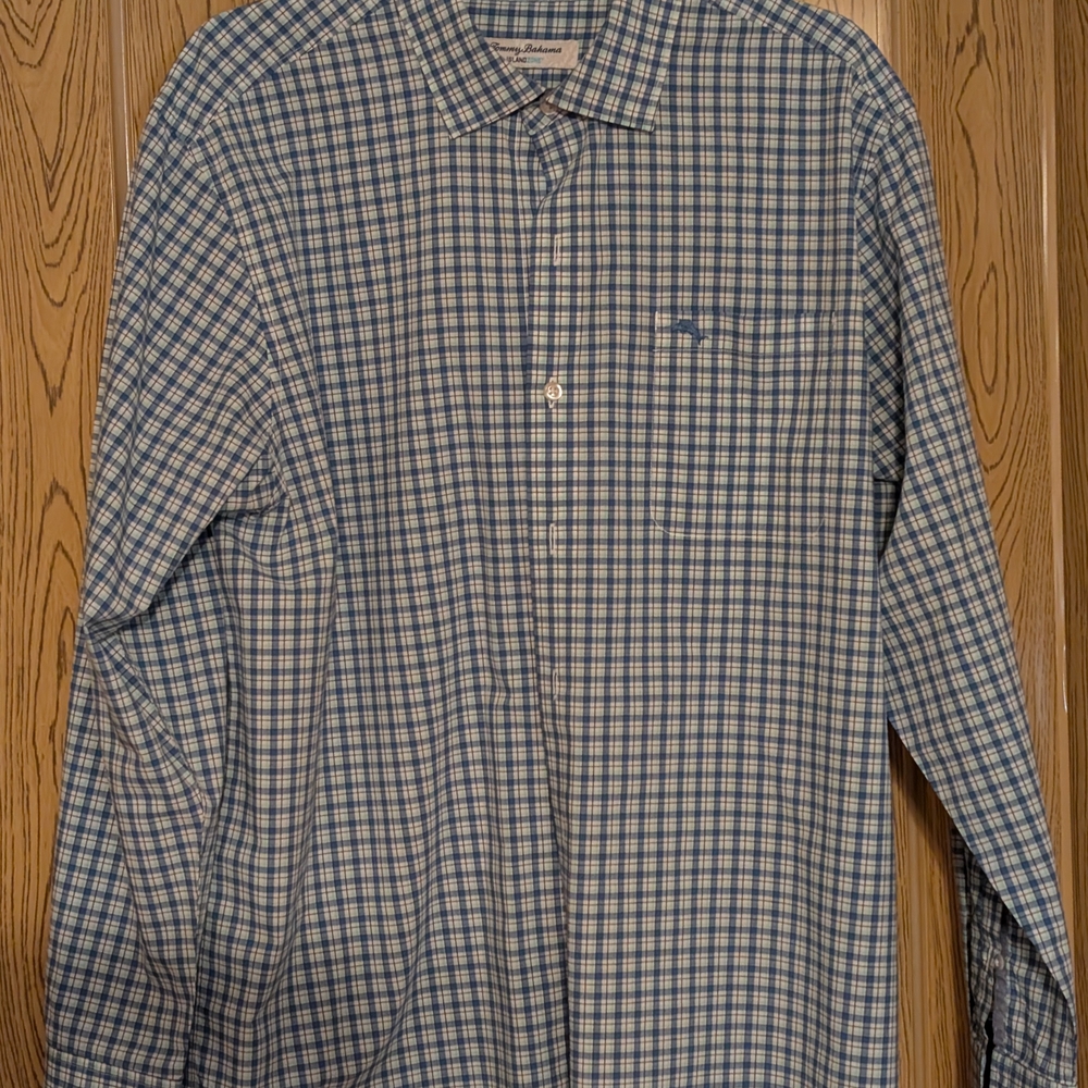 Men's Tommy Bahama Island Zone Button Down Shirt Size Large